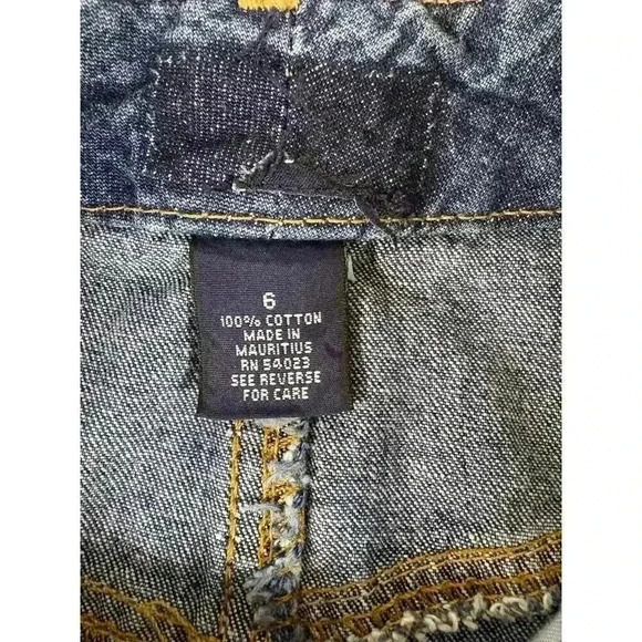 Vintage women’s GAP size 6 long denim snap front
 skirt - Picture 4 of 7